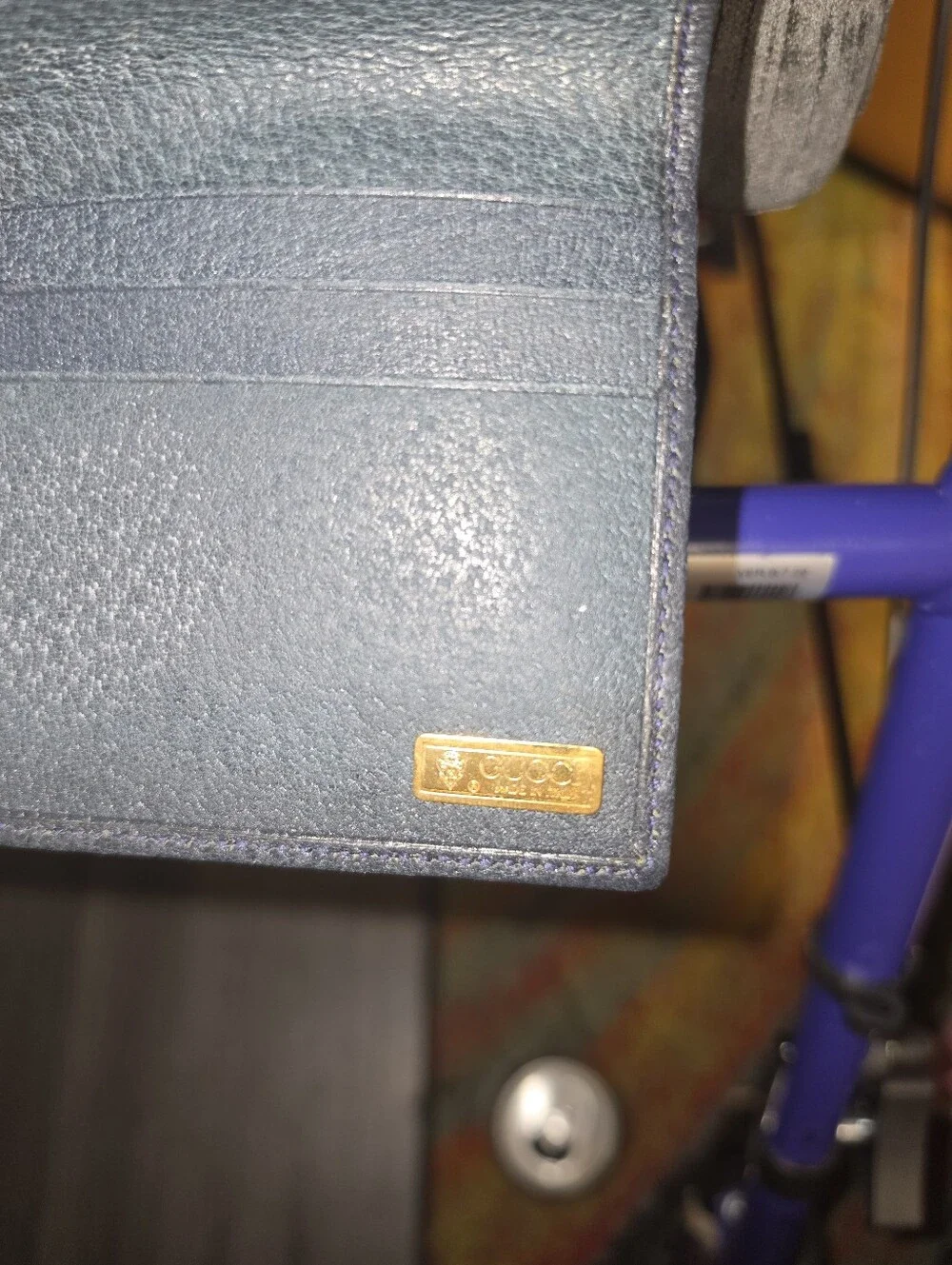 Vintage Gucci Micro GG Supreme Kiss-Lock Bifold Wallet